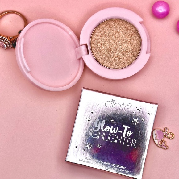 Ciate London Dewy Blush Cheek Tint & Highlighter Duo with bonus reversible bag. - Picture 13 of 14